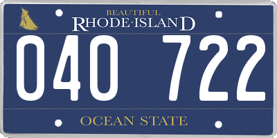 RI license plate 040722