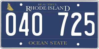 RI license plate 040725