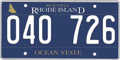 RI license plate 040726