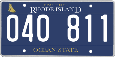 RI license plate 040811