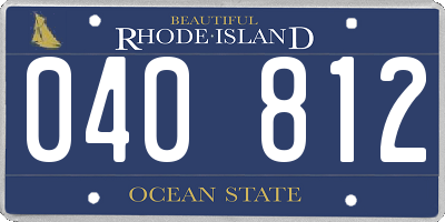 RI license plate 040812