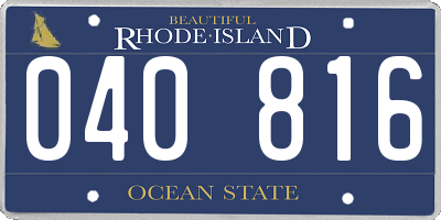 RI license plate 040816