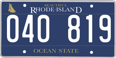 RI license plate 040819