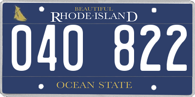RI license plate 040822
