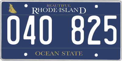RI license plate 040825