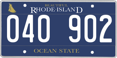 RI license plate 040902