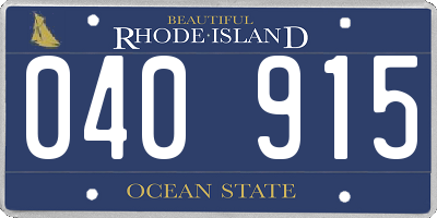 RI license plate 040915