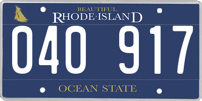 RI license plate 040917