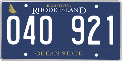 RI license plate 040921