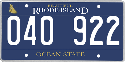 RI license plate 040922