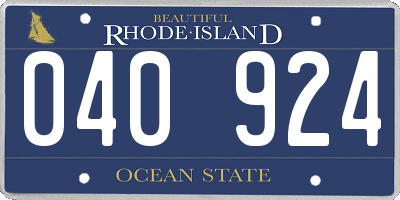 RI license plate 040924