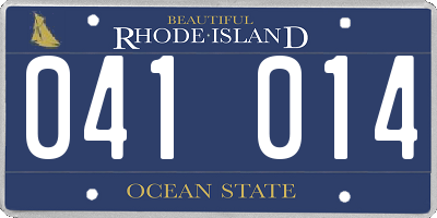 RI license plate 041014