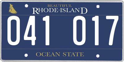 RI license plate 041017