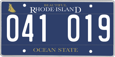 RI license plate 041019