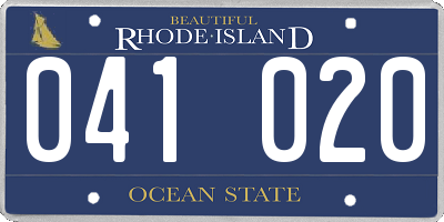 RI license plate 041020