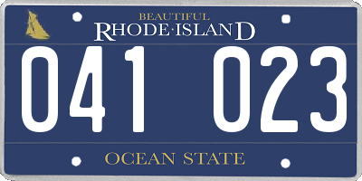 RI license plate 041023