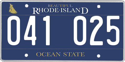 RI license plate 041025