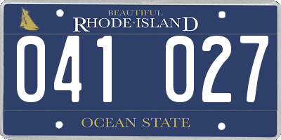 RI license plate 041027