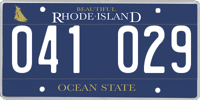 RI license plate 041029