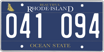 RI license plate 041094