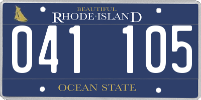 RI license plate 041105