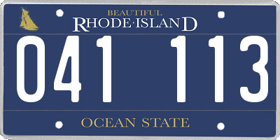 RI license plate 041113