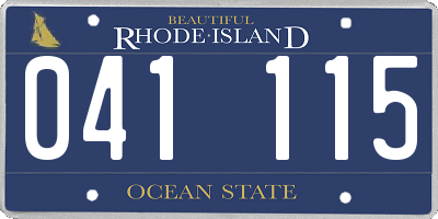 RI license plate 041115