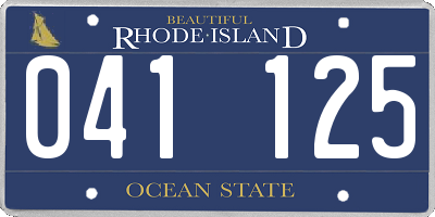 RI license plate 041125