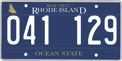 RI license plate 041129