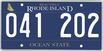 RI license plate 041202