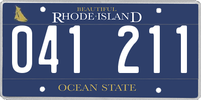 RI license plate 041211