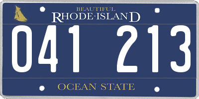 RI license plate 041213