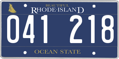 RI license plate 041218