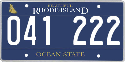 RI license plate 041222