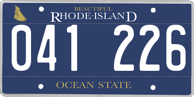 RI license plate 041226