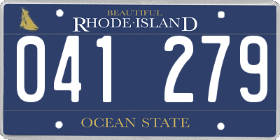 RI license plate 041279