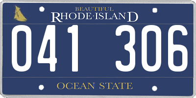 RI license plate 041306