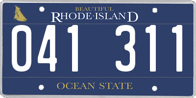 RI license plate 041311