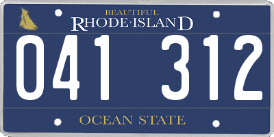 RI license plate 041312