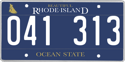 RI license plate 041313