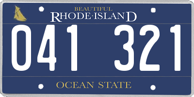 RI license plate 041321