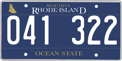 RI license plate 041322