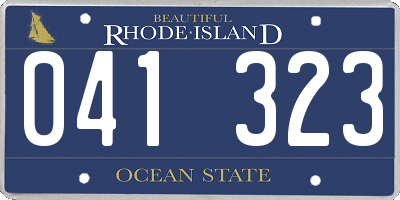 RI license plate 041323