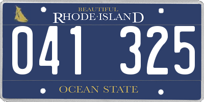 RI license plate 041325
