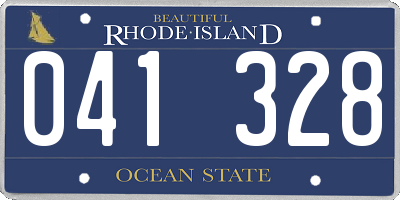 RI license plate 041328