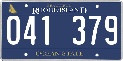 RI license plate 041379