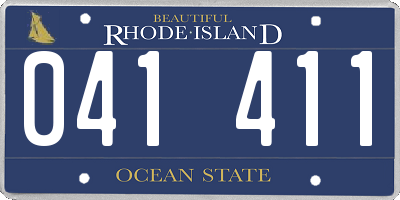 RI license plate 041411