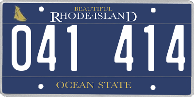 RI license plate 041414