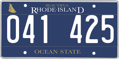RI license plate 041425