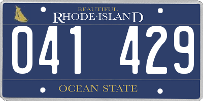 RI license plate 041429